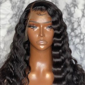 Virgin hair lace wig